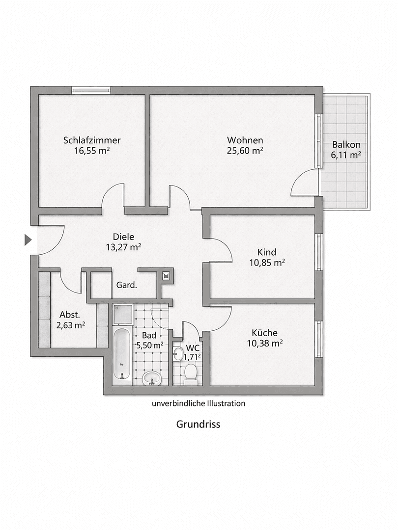 Prenájom bytu 3-izbový 93 m², Backnang, Bádensko-Wurttembersko Prenájom bytu 3-izbový 93 m², Backnang, Bádensko-Wurttembersko