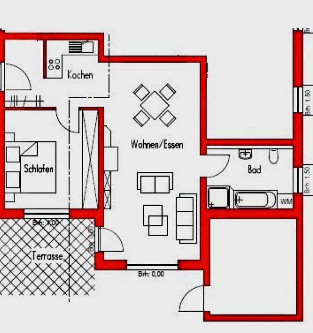 Prenájom bytu 2-izbový 66 m², Ilsfeld, Bádensko-Wurttembersko Prenájom bytu 2-izbový 66 m², Ilsfeld, Bádensko-Wurttembersko