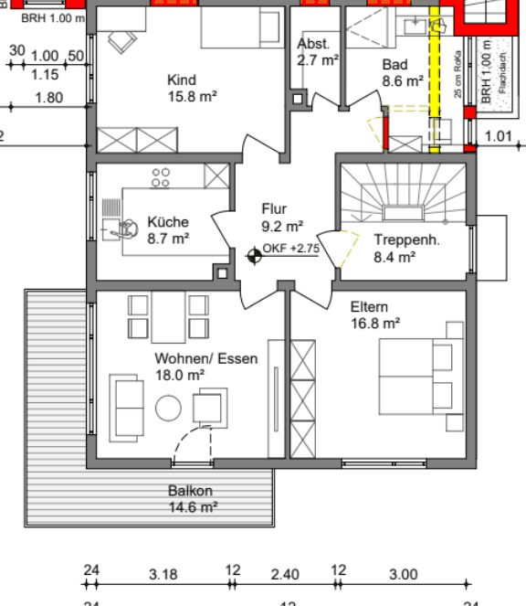 Prenájom bytu 3-izbový 87 m², Schillerstraße 9, Bad Schönborn, Bádensko-Wurttembersko Prenájom bytu 3-izbový 87 m², Schillerstraße 9, Bad Schönborn, Bádensko-Wurttembersko