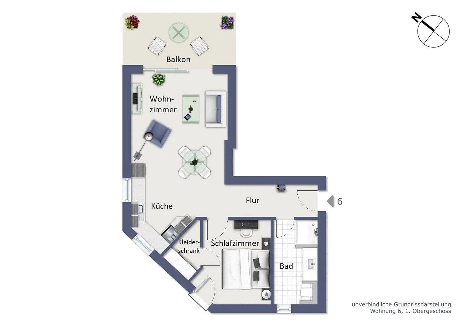 Predaj bytu 2-izbový 57 m², Tannenstraße 7 c, Kühlungsborn, Meklenbursko-Predpomoransko Predaj bytu 2-izbový 57 m², Tannenstraße 7 c, Kühlungsborn, Meklenbursko-Predpomoransko