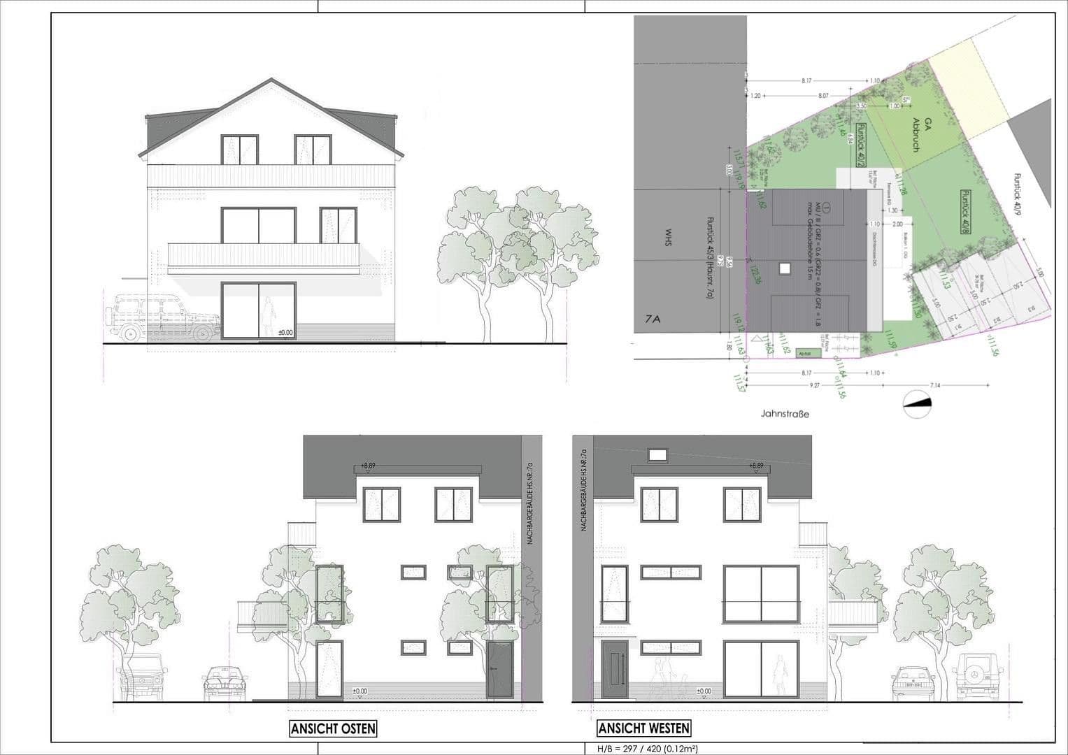 Predaj pozemku 297 m², Jahnstraße 7, Bruchköbel, Hesensko Predaj pozemku 297 m², Jahnstraße 7, Bruchköbel, Hesensko