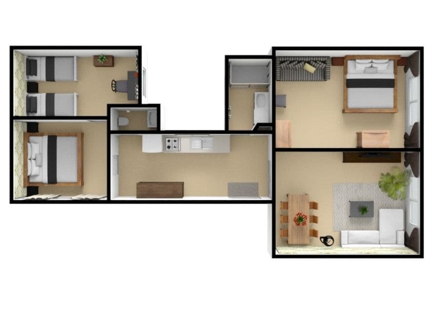 Prenájom bytu 91 m², Mikulandská, Praha, Praha Prenájom bytu 91 m², Mikulandská, Praha, Praha