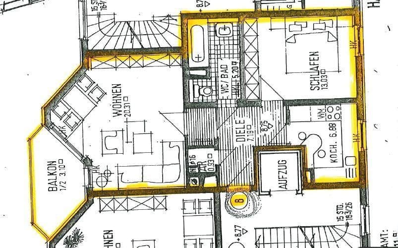 Prenájom bytu 2-izbový 54 m², Nürnberg, Bavorsko Prenájom bytu 2-izbový 54 m², Nürnberg, Bavorsko