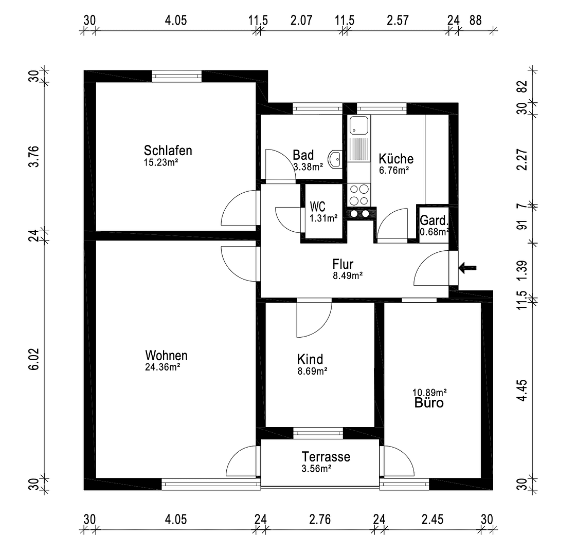 Predaj bytu 4-izbový 81 m², Oldenburg, Dolné Sasko Predaj bytu 4-izbový 81 m², Oldenburg, Dolné Sasko