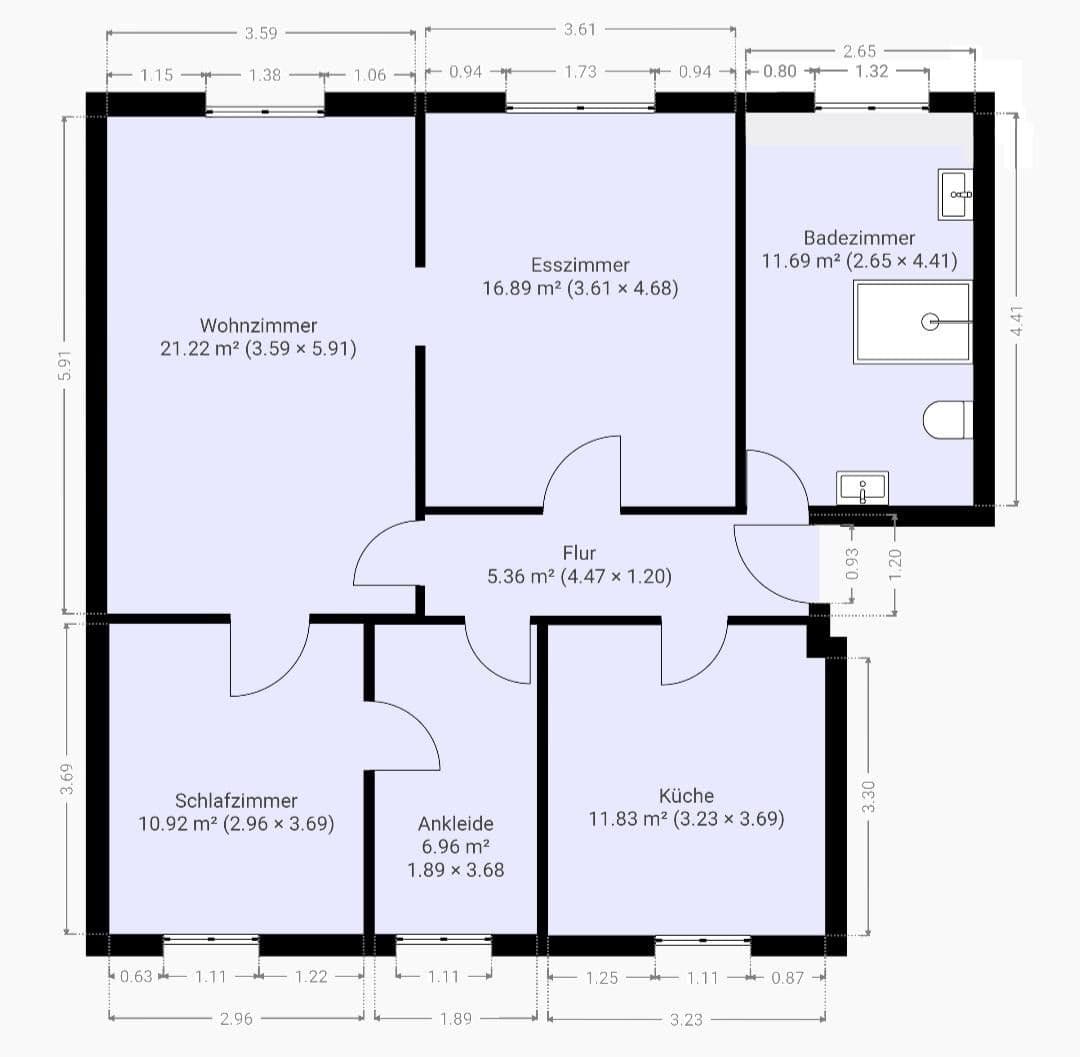 Prenájom bytu 3-izbový 86 m², Seilerwall 43, Viersen, Severné Porýnie - Westfálsko Prenájom bytu 3-izbový 86 m², Seilerwall 43, Viersen, Severné Porýnie - Westfálsko