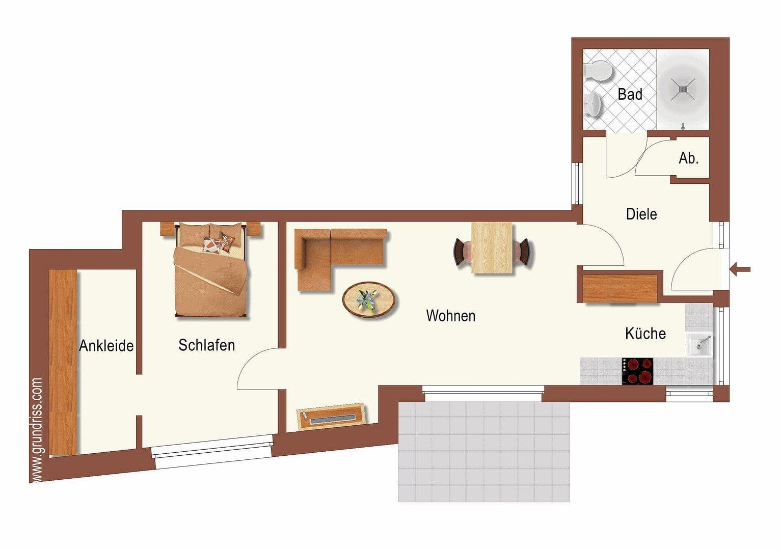Prenájom bytu 2-izbový 65 m², Bergisch Gladbach, Severné Porýnie - Westfálsko Prenájom bytu 2-izbový 65 m², Bergisch Gladbach, Severné Porýnie - Westfálsko