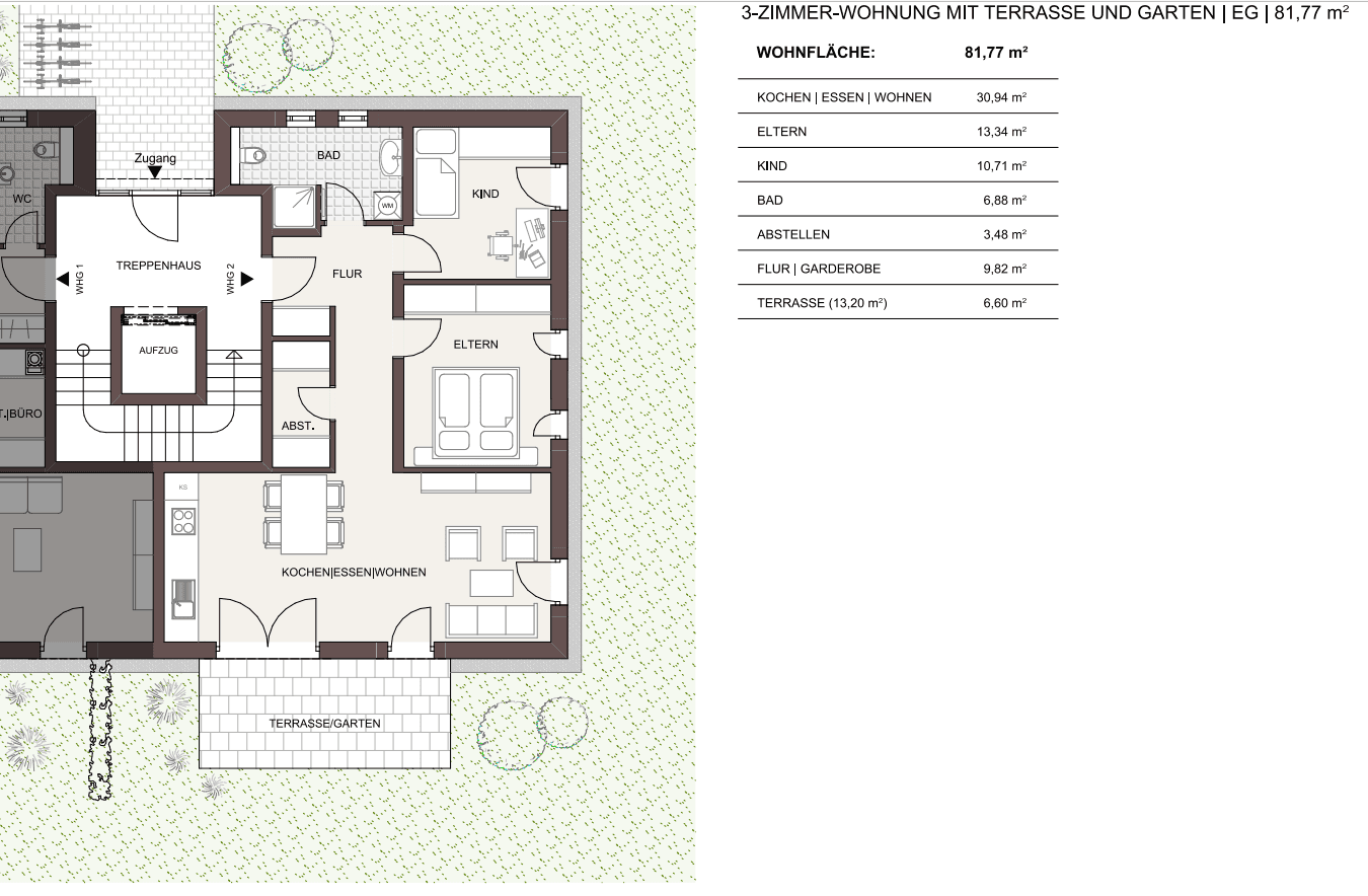 Prenájom bytu 3-izbový 82 m², Boschstraße 3, Heldenstein, Bavorsko Prenájom bytu 3-izbový 82 m², Boschstraße 3, Heldenstein, Bavorsko