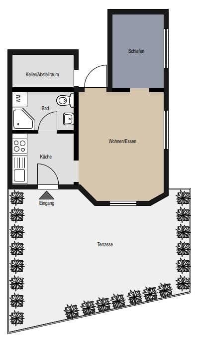 Predaj bytu 2-izbový 41 m², Stuttgart, Bádensko-Wurttembersko Predaj bytu 2-izbový 41 m², Stuttgart, Bádensko-Wurttembersko