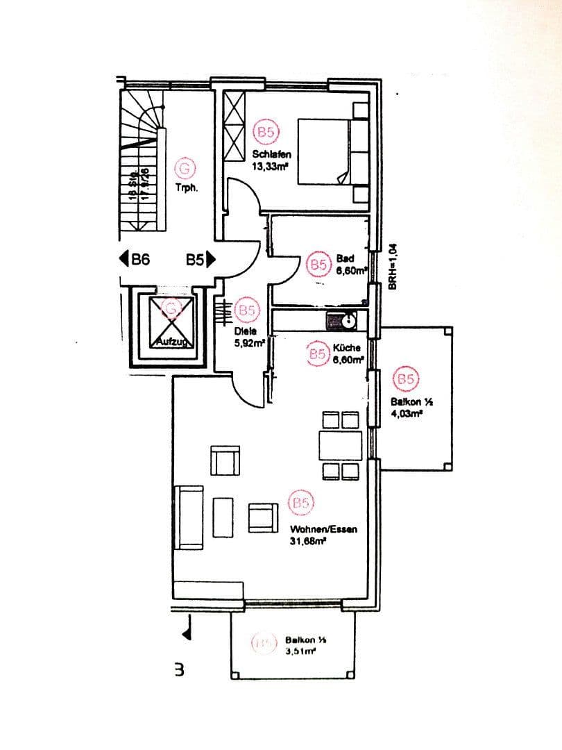 Predaj bytu 2-izbový 72 m², Seligenstadt, Hesensko Predaj bytu 2-izbový 72 m², Seligenstadt, Hesensko