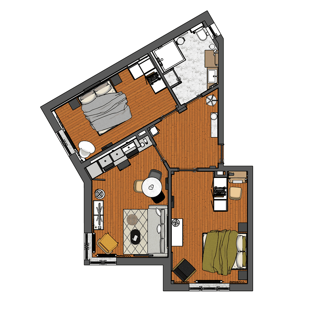 Prenájom bytu 3-izbový 65 m², Herbstsweg 15, Hamburg, Hamburg Prenájom bytu 3-izbový 65 m², Herbstsweg 15, Hamburg, Hamburg