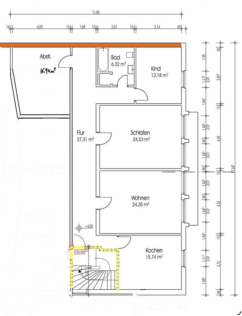 Prenájom bytu 3-izbový 110 m², Kolpingstr. 27, Vechta, Dolné Sasko Prenájom bytu 3-izbový 110 m², Kolpingstr. 27, Vechta, Dolné Sasko