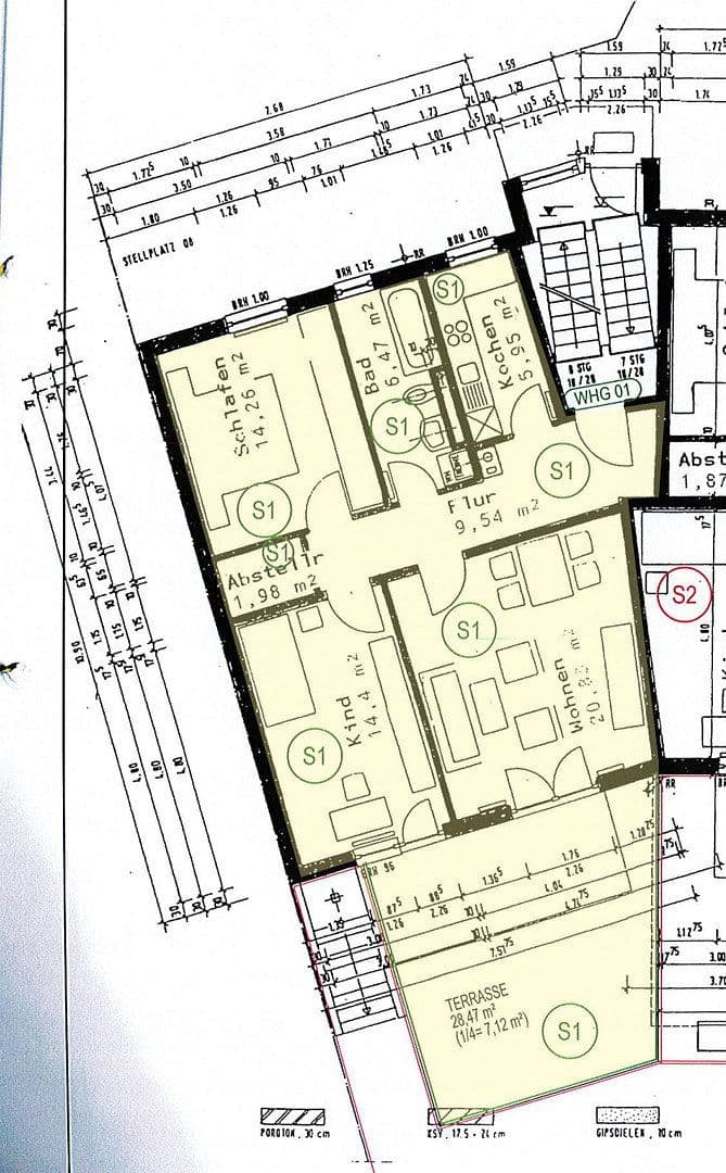 Prenájom bytu 3-izbový 81 m², Rhönstr.5, Waghäusel, Bádensko-Wurttembersko Prenájom bytu 3-izbový 81 m², Rhönstr.5, Waghäusel, Bádensko-Wurttembersko