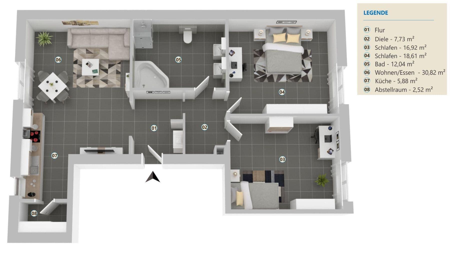 Prenájom bytu 3-izbový 88 m², pariser Str. 359, kaiserslautern, Porýnie-Falcko Prenájom bytu 3-izbový 88 m², pariser Str. 359, kaiserslautern, Porýnie-Falcko