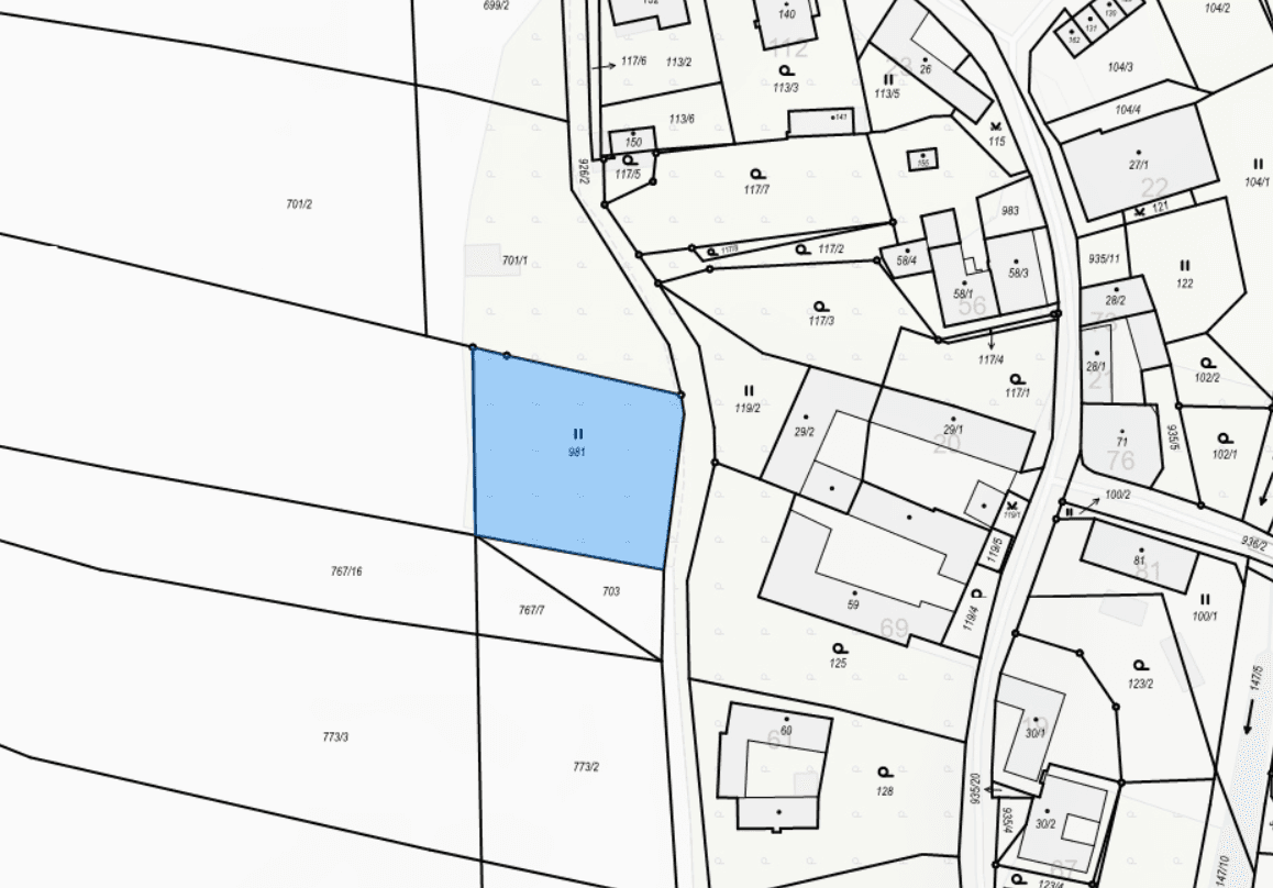 Predaj pozemku 1.234 m², Kostelní Radouň, Jihočeský kraj Predaj pozemku 1.234 m², Kostelní Radouň, Jihočeský kraj