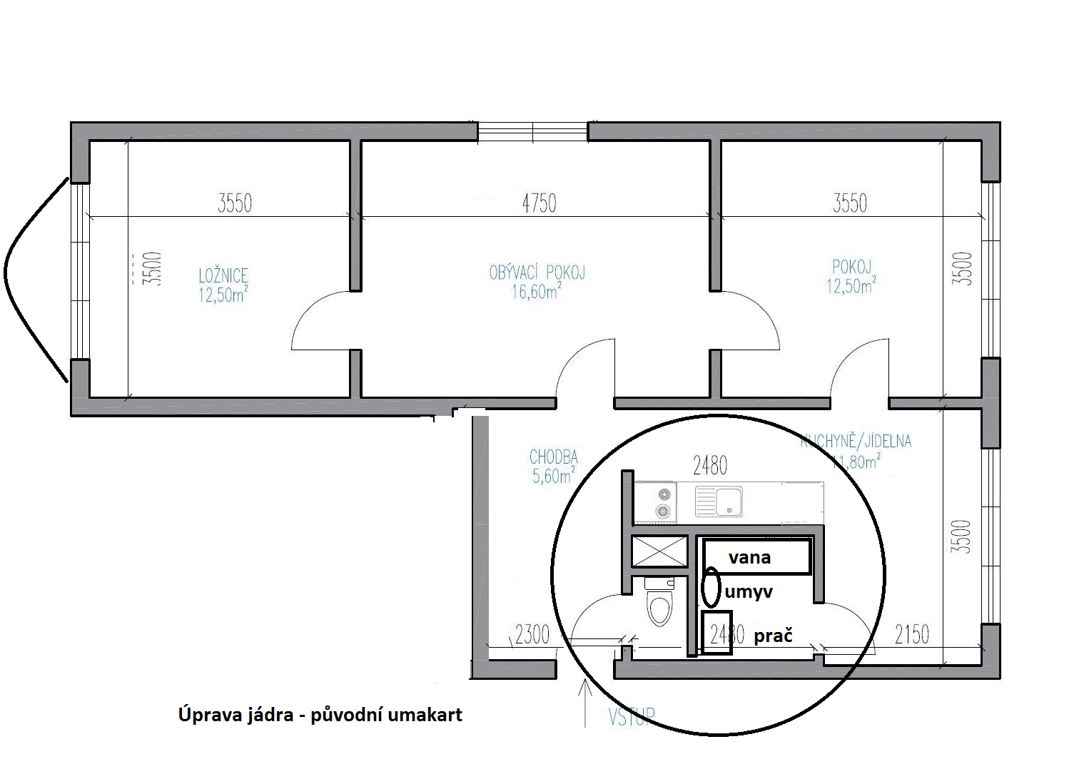 Prenájom bytu 3-izbový 64 m², sídliště Vajgar, Jindřichův Hradec, Jihočeský kraj Prenájom bytu 3-izbový 64 m², sídliště Vajgar, Jindřichův Hradec, Jihočeský kraj