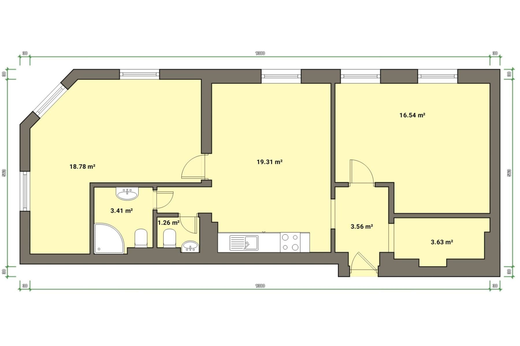 Predaj bytu 3-izbový 68 m², Jungmannova, Jablonec nad Nisou, Liberecký kraj Predaj bytu 3-izbový 68 m², Jungmannova, Jablonec nad Nisou, Liberecký kraj