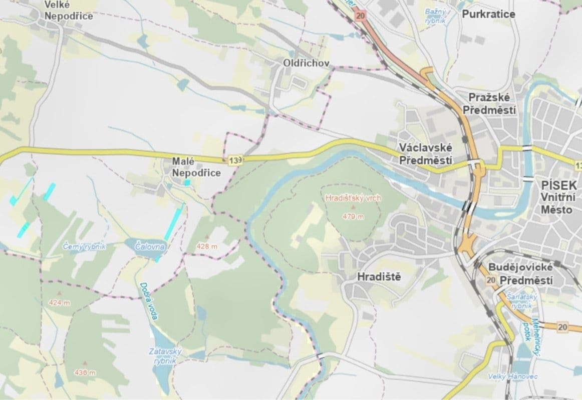 Predaj pozemku 22.597 m², Dobev, Jihočeský kraj Predaj pozemku 22.597 m², Dobev, Jihočeský kraj