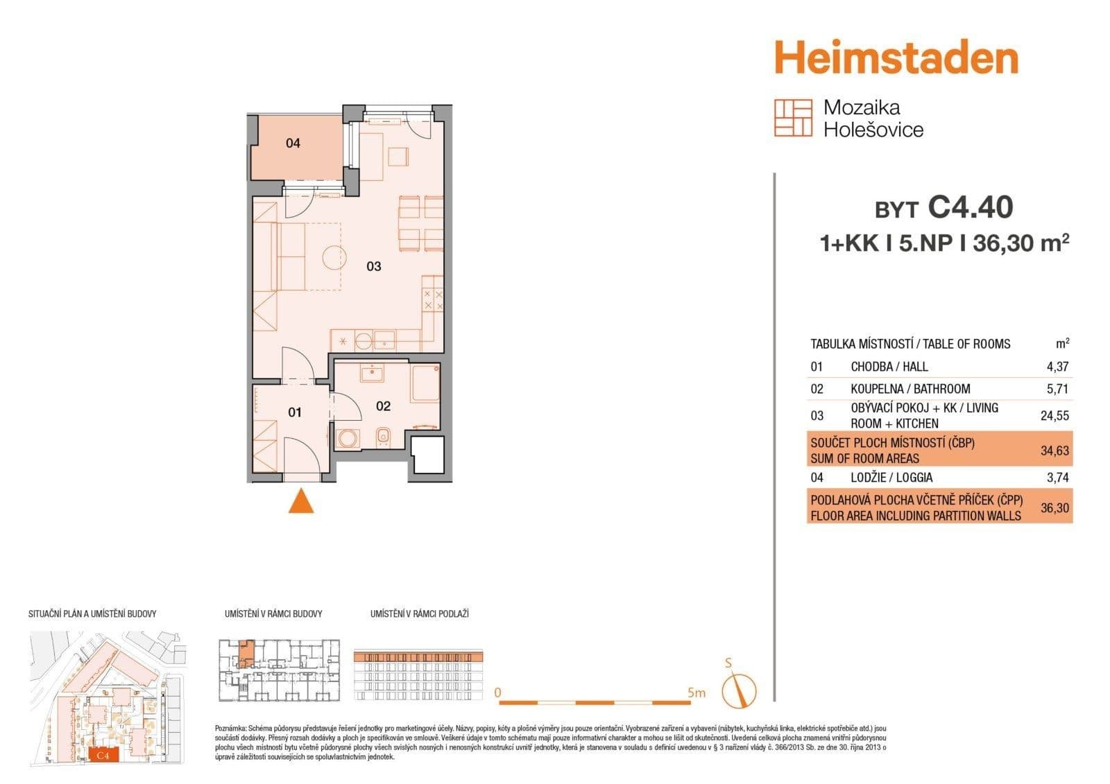 Prenájom bytu 1-izbový 36 m², Vrbenského, Praha, Praha Prenájom bytu 1-izbový 36 m², Vrbenského, Praha, Praha