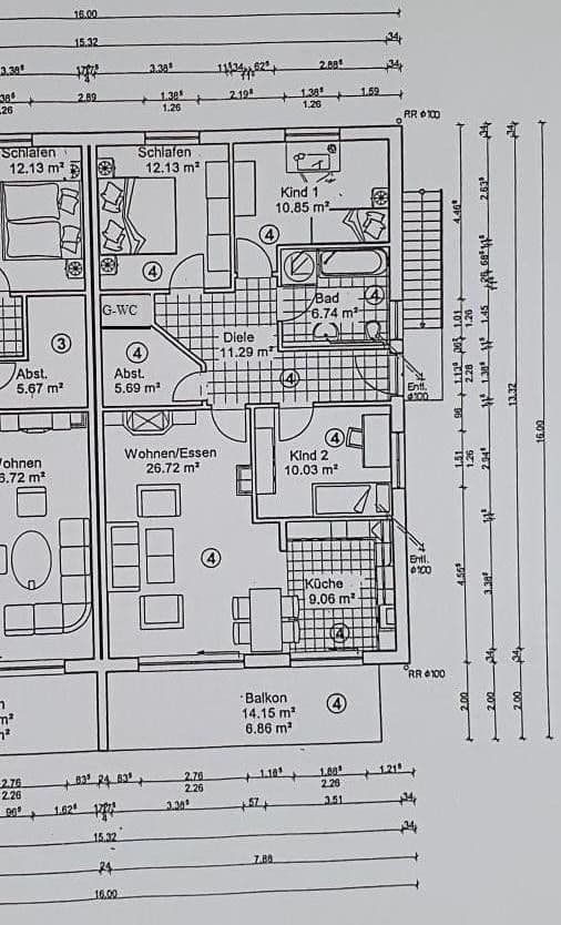 Predaj bytu 4-izbový 100 m², Hiddenhausen, Severné Porýnie - Westfálsko Predaj bytu 4-izbový 100 m², Hiddenhausen, Severné Porýnie - Westfálsko