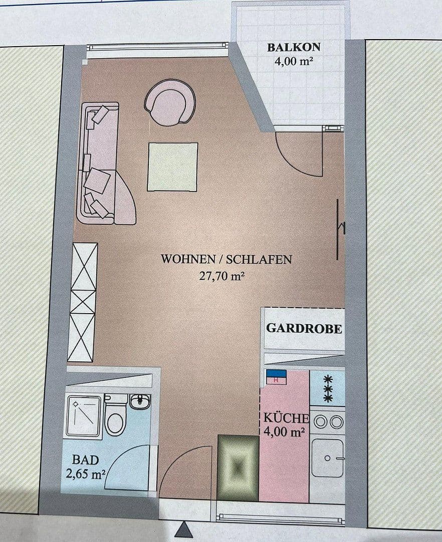 Predaj bytu 1-izbový 37 m², Klapheckstr. 2, Düsseldorf, Severné Porýnie - Westfálsko Predaj bytu 1-izbový 37 m², Klapheckstr. 2, Düsseldorf, Severné Porýnie - Westfálsko