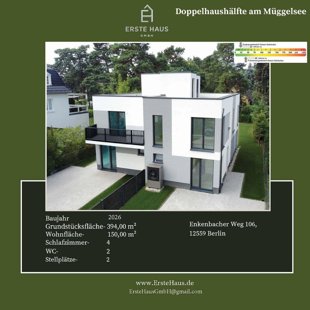 Predaj domu 150 m², pozemek 394 m², Enkenbacher Weg 106, Berlin, Berlín Predaj domu 150 m², pozemek 394 m², Enkenbacher Weg 106, Berlin, Berlín