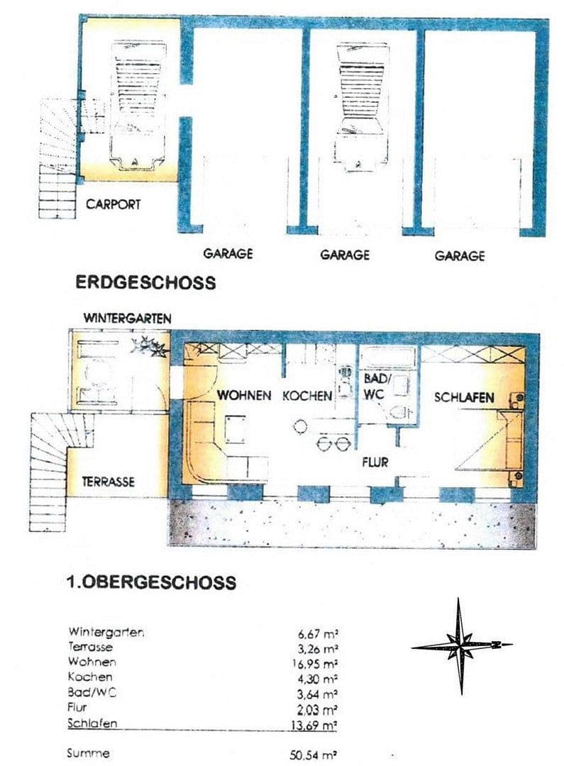 Prenájom bytu 2-izbový 51 m², Chemnitz, Sasko Prenájom bytu 2-izbový 51 m², Chemnitz, Sasko