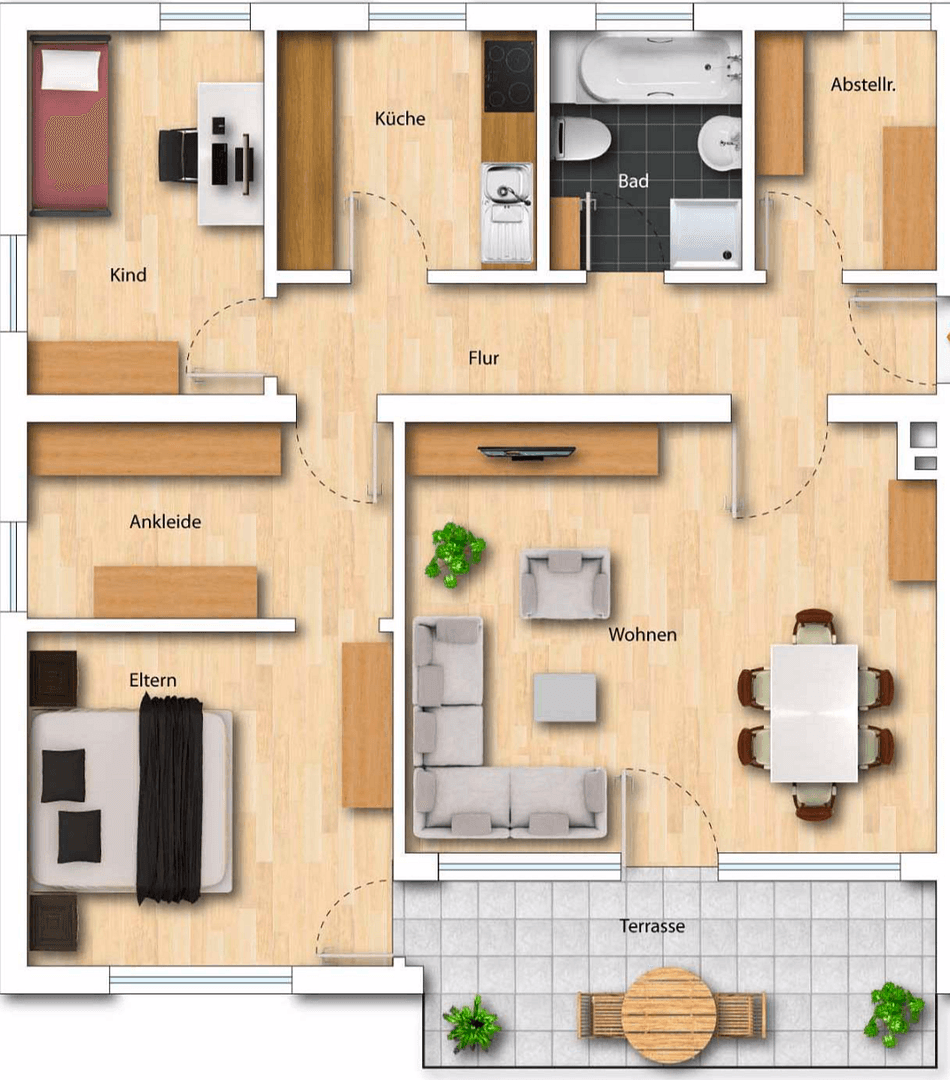 Prenájom bytu 5-izbový 96 m², Tuchbleiche 6, Mainz-Laubenheim, Porýnie-Falcko Prenájom bytu 5-izbový 96 m², Tuchbleiche 6, Mainz-Laubenheim, Porýnie-Falcko