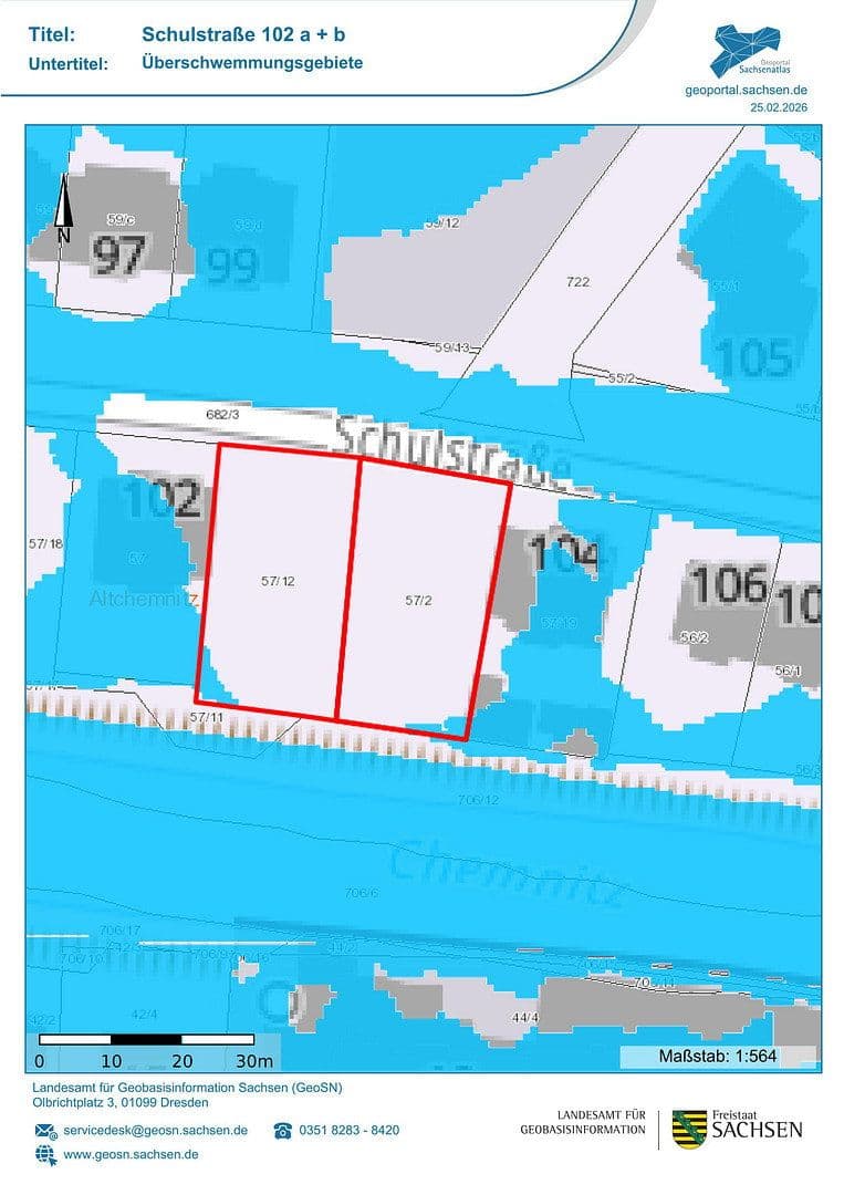 Predaj pozemku 1.462 m², Schulstraße 102 a/b, Chemnitz, Sasko Predaj pozemku 1.462 m², Schulstraße 102 a/b, Chemnitz, Sasko