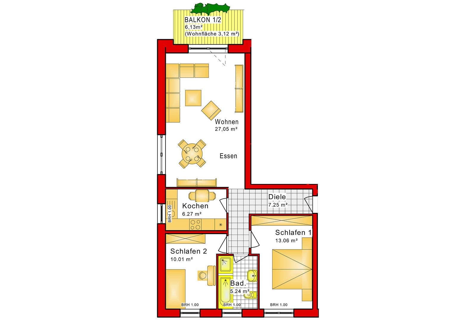 Prenájom bytu 3-izbový 72 m², Hühnerheide 105, Dinslaken, Severné Porýnie - Westfálsko Prenájom bytu 3-izbový 72 m², Hühnerheide 105, Dinslaken, Severné Porýnie - Westfálsko