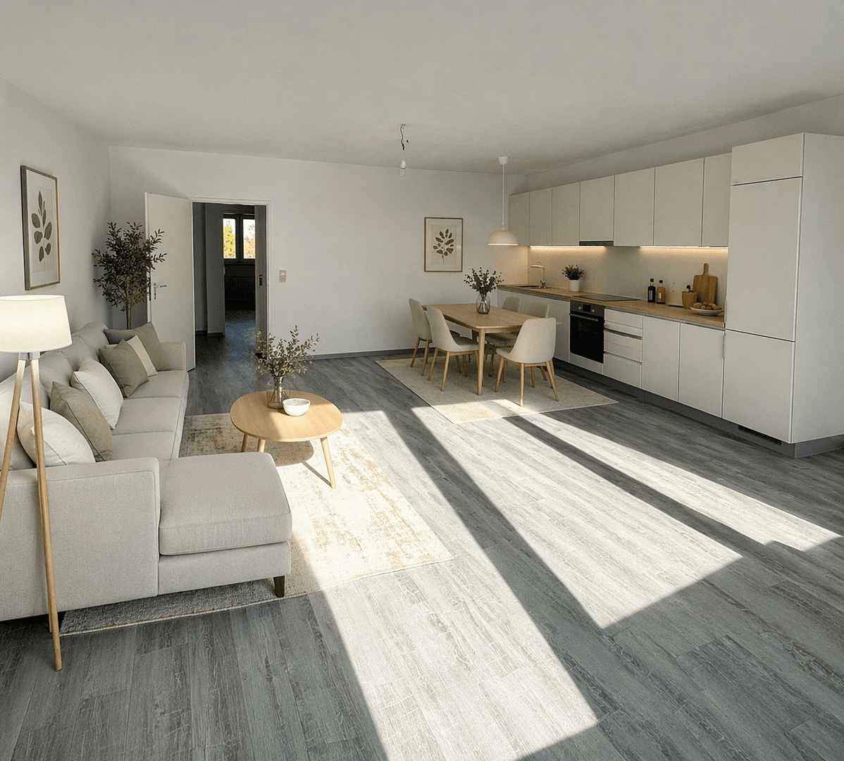 Prenájom bytu 3-izbový 60 m², Hochheim, Hesensko Prenájom bytu 3-izbový 60 m², Hochheim, Hesensko