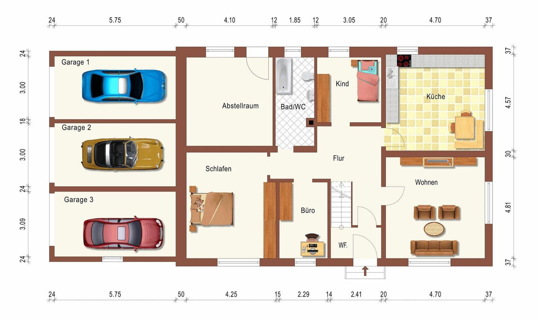 Predaj domu 320 m², pozemek 551 m², Ansbach, Bavorsko Predaj domu 320 m², pozemek 551 m², Ansbach, Bavorsko