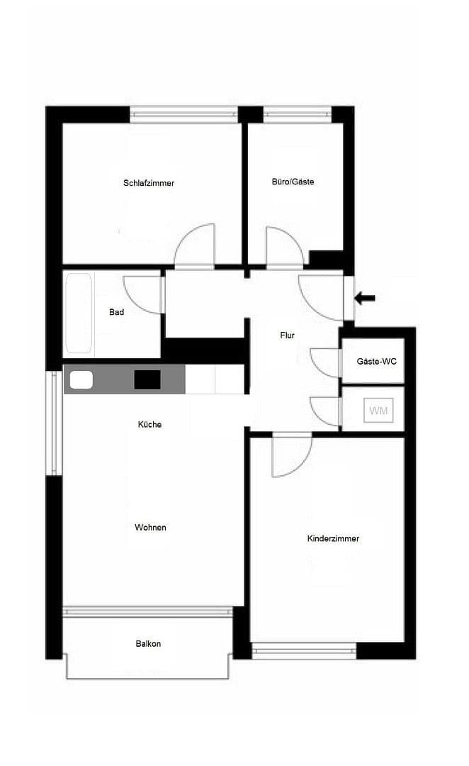 Predaj bytu 3-izbový 75 m², Hamburg, Hamburg Predaj bytu 3-izbový 75 m², Hamburg, Hamburg