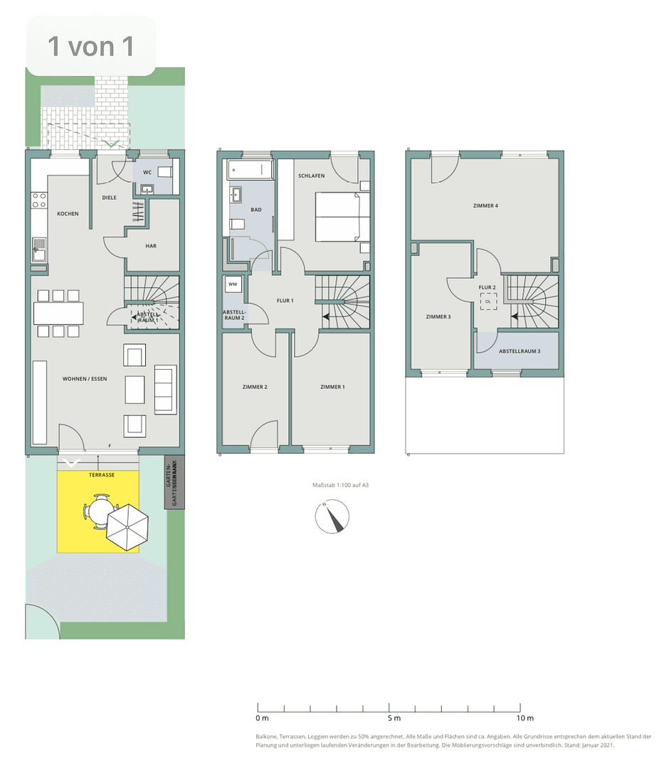 Prenájom domu 139 m², pozemek 122 m², Rotkehlchenweg 134, Wiesbaden, Hesensko Prenájom domu 139 m², pozemek 122 m², Rotkehlchenweg 134, Wiesbaden, Hesensko