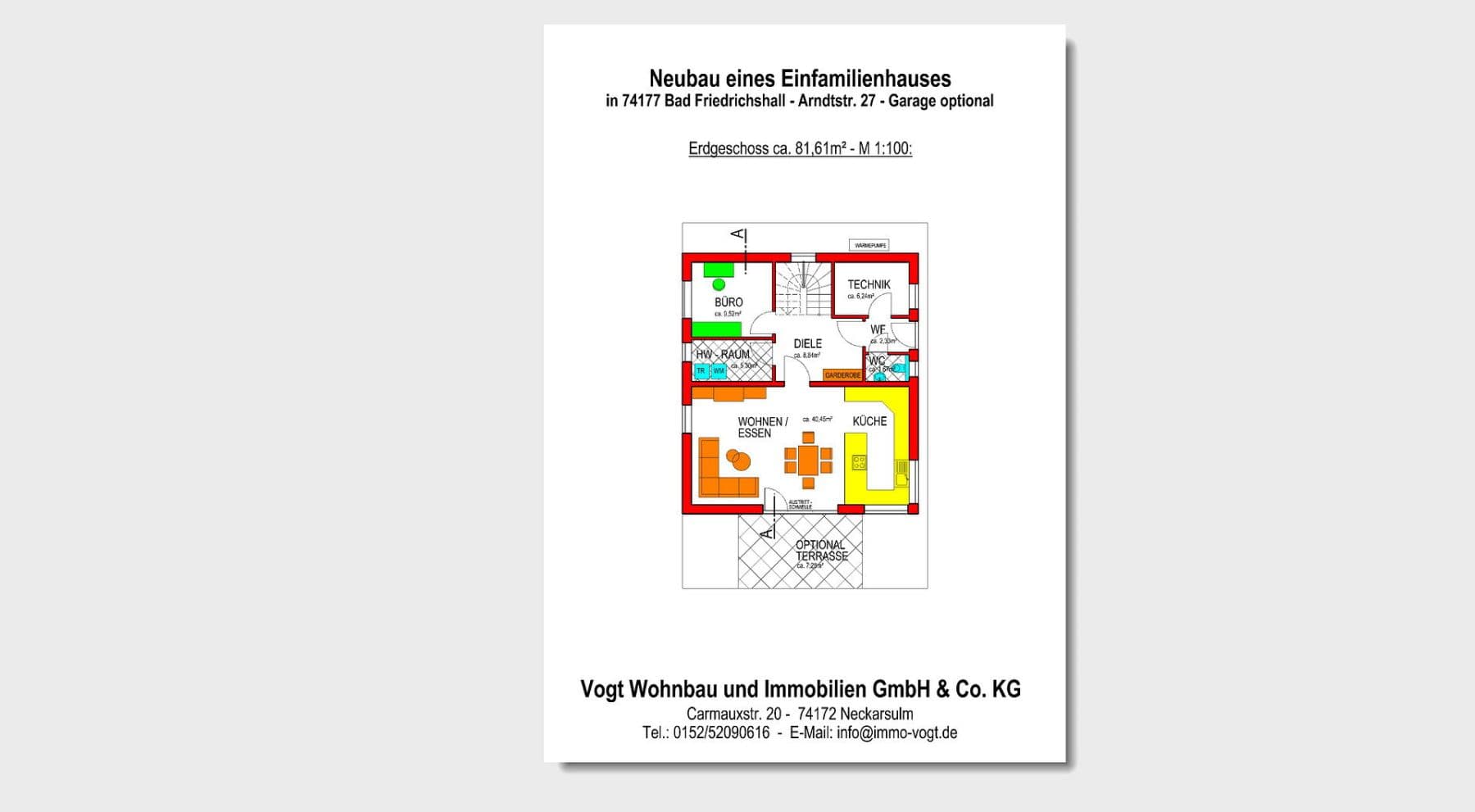 Predaj domu 155 m², pozemek 451 m², Arndtstraße 27, Bad Friedrichshall, Bádensko-Wurttembersko Predaj domu 155 m², pozemek 451 m², Arndtstraße 27, Bad Friedrichshall, Bádensko-Wurttembersko