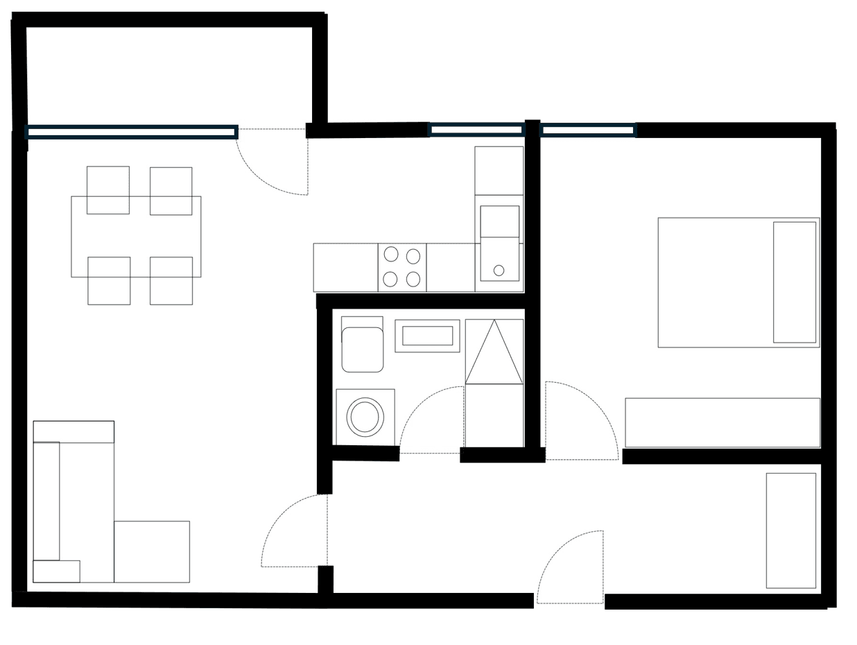 Prenájom bytu 2-izbový 51 m², München, Bavorsko Prenájom bytu 2-izbový 51 m², München, Bavorsko