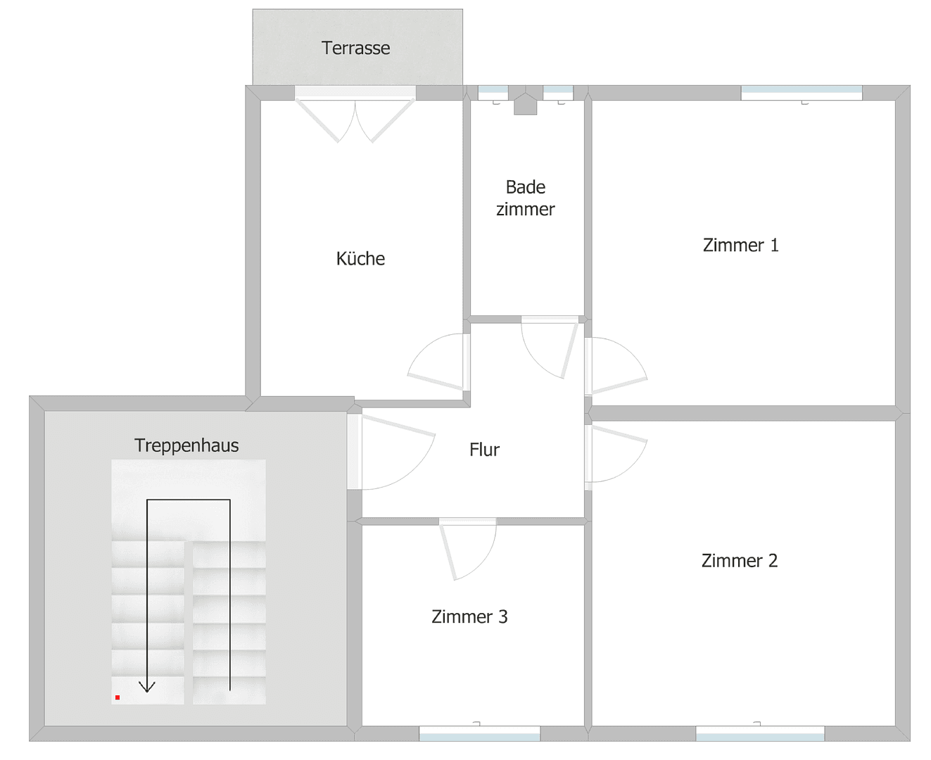 Prenájom bytu 3-izbový 70 m², Klosterbachstraße 16, Rostock, Meklenbursko-Predpomoransko Prenájom bytu 3-izbový 70 m², Klosterbachstraße 16, Rostock, Meklenbursko-Predpomoransko