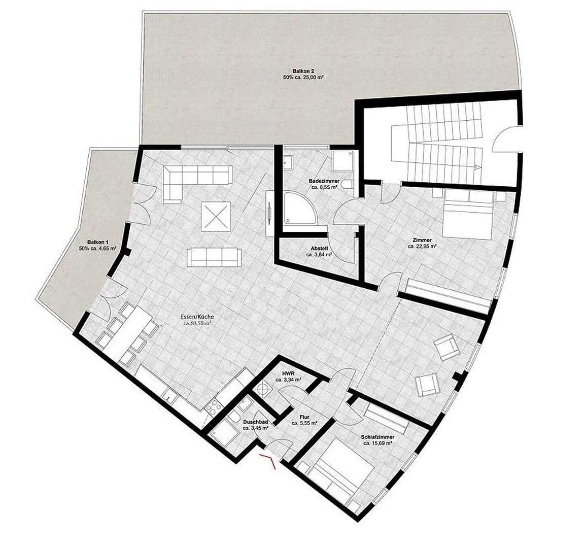 Predaj bytu 3-izbový 207 m², Hamburg, Hamburg Predaj bytu 3-izbový 207 m², Hamburg, Hamburg