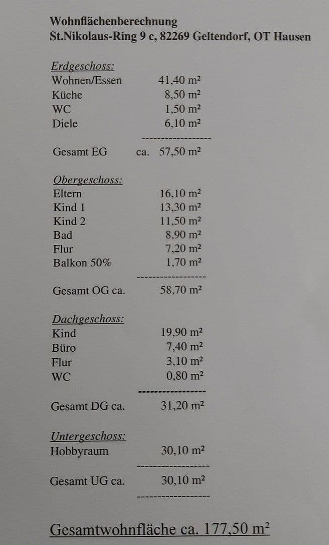 Prenájom domu 150 m², pozemek 220 m², St.-Nikolaus-Ring 9c, Hausen-Geltendorf, Bavorsko Prenájom domu 150 m², pozemek 220 m², St.-Nikolaus-Ring 9c, Hausen-Geltendorf, Bavorsko