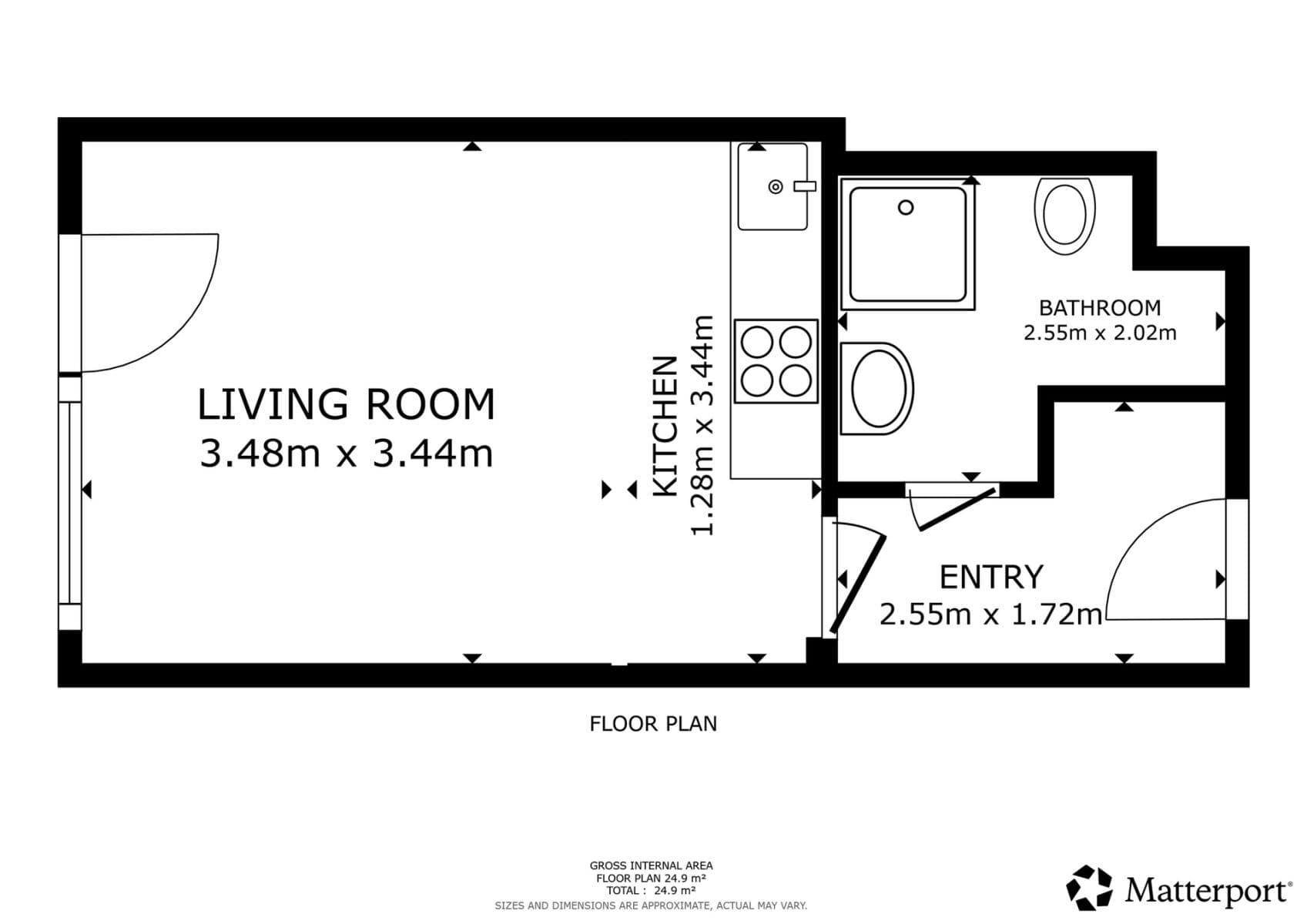 Prenájom bytu 1-izbový 30 m², Honzíkova, Praha, Praha Prenájom bytu 1-izbový 30 m², Honzíkova, Praha, Praha