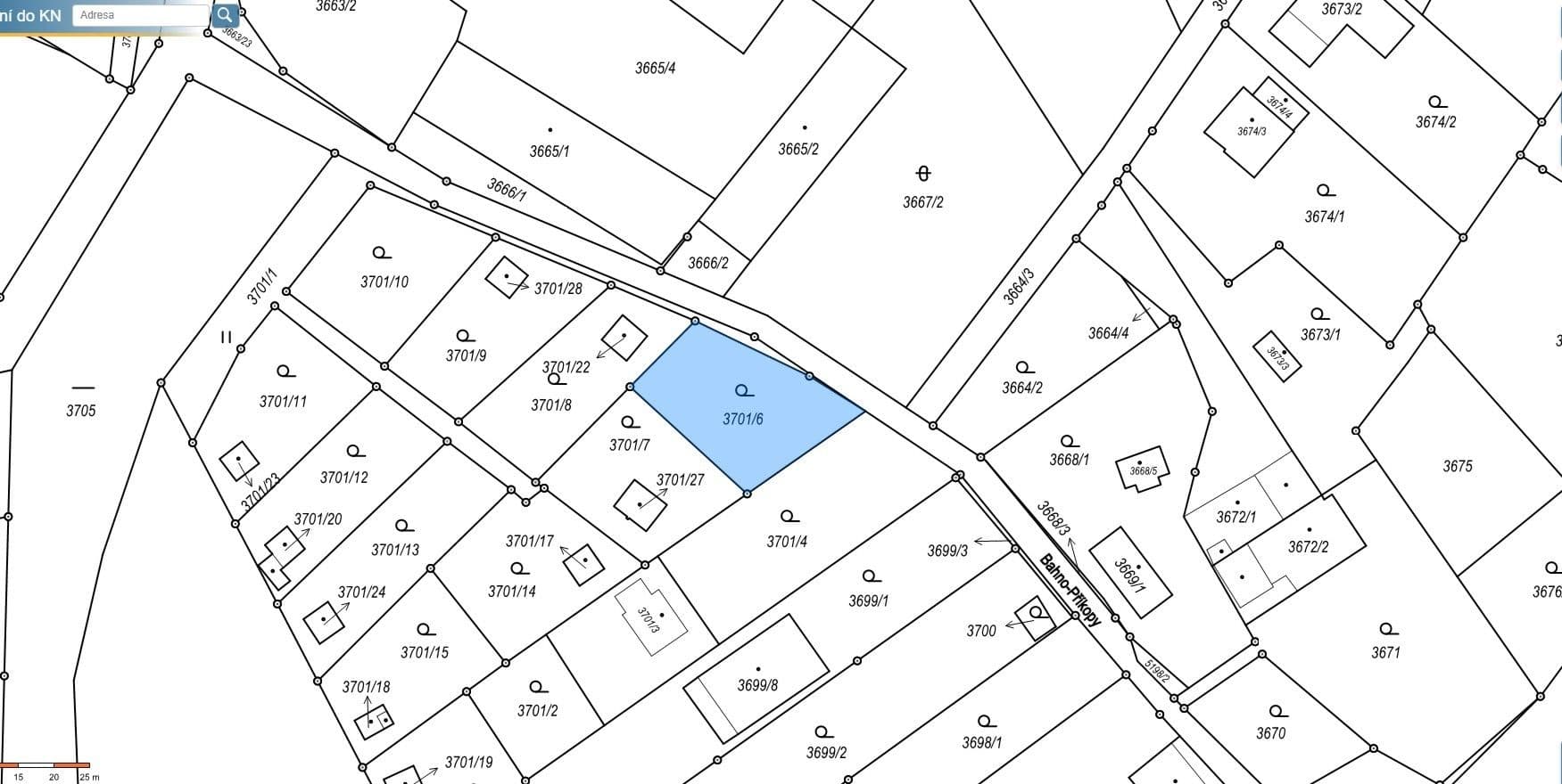 Predaj pozemku 397 m², Bahno-Příkopy, Frýdek-Místek, Moravskoslezský kraj Predaj pozemku 397 m², Bahno-Příkopy, Frýdek-Místek, Moravskoslezský kraj