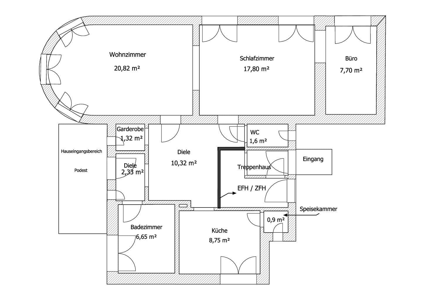 Predaj domu 148 m², pozemek 906 m², Waldstraße 2, Münchenbernsdorf, Durínsko Predaj domu 148 m², pozemek 906 m², Waldstraße 2, Münchenbernsdorf, Durínsko
