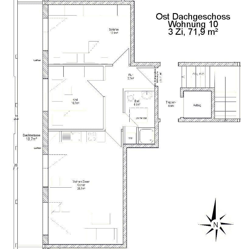 Prenájom bytu 3-izbový 72 m², Georg-Huber-Straße 10, Zorneding - Ortsteil Pöring, Bavorsko Prenájom bytu 3-izbový 72 m², Georg-Huber-Straße 10, Zorneding - Ortsteil Pöring, Bavorsko