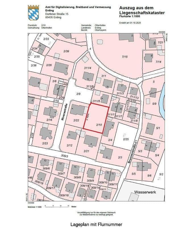 Predaj pozemku 927 m², Ottenhofen, Bavorsko Predaj pozemku 927 m², Ottenhofen, Bavorsko