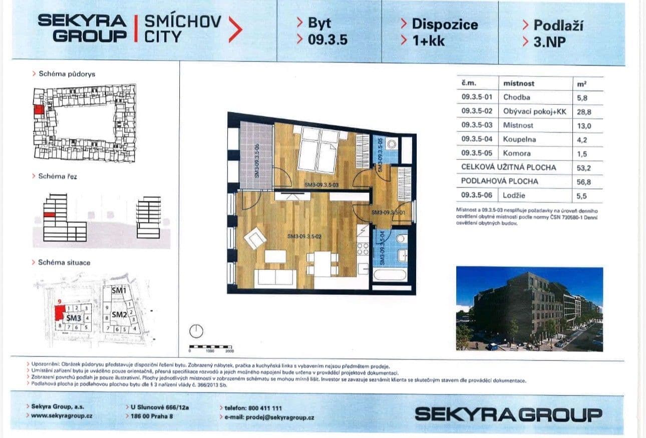 Predaj bytu 2-izbový 57 m², Toyen, Praha, Praha Predaj bytu 2-izbový 57 m², Toyen, Praha, Praha