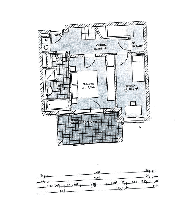 Predaj bytu 3-izbový 93 m², Nürnberg, Bavorsko Predaj bytu 3-izbový 93 m², Nürnberg, Bavorsko
