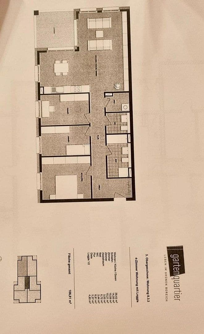 Prenájom bytu 4-izbový 107 m², Wilhelm-Theodor-Roemheldstrasse, Mainz, Porýnie-Falcko Prenájom bytu 4-izbový 107 m², Wilhelm-Theodor-Roemheldstrasse, Mainz, Porýnie-Falcko