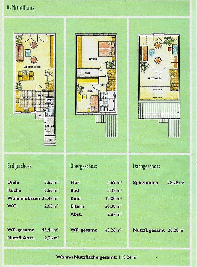 Predaj domu 119 m², pozemek 168 m², Hennigsdorf, Brandenbursko Predaj domu 119 m², pozemek 168 m², Hennigsdorf, Brandenbursko