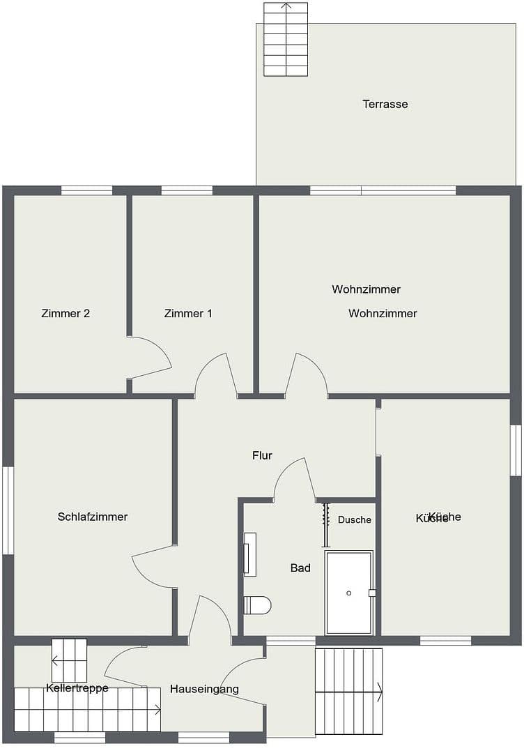 Predaj domu 85 m², pozemek 658 m², August-Paris-Str. 13, Velten, Brandenbursko Predaj domu 85 m², pozemek 658 m², August-Paris-Str. 13, Velten, Brandenbursko