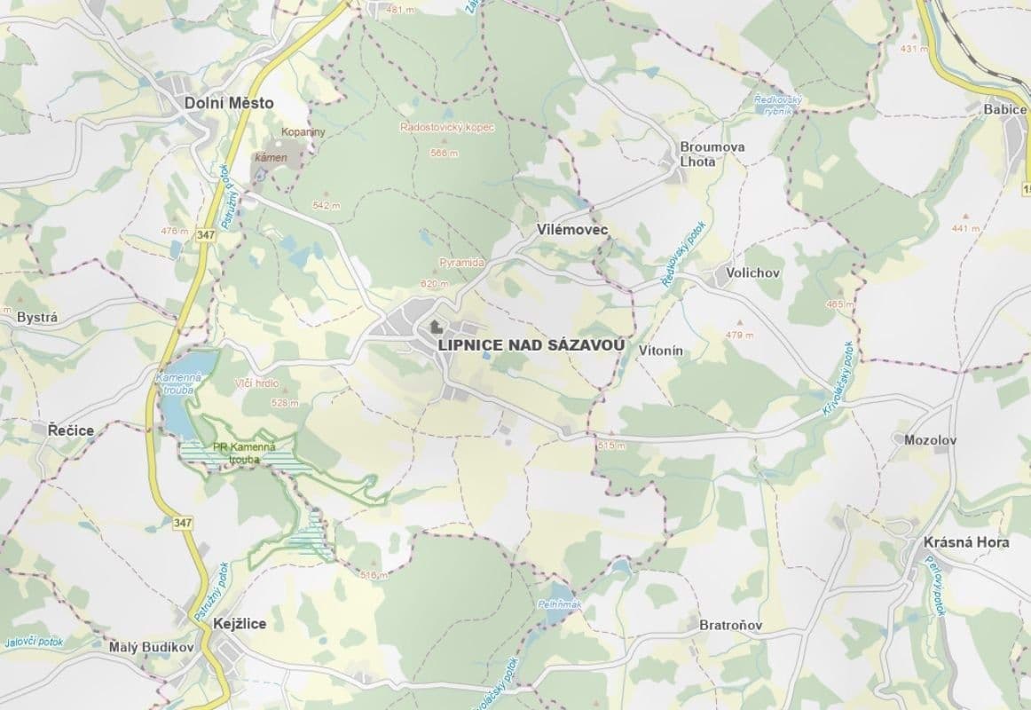 Predaj pozemku 2.805 m², Lipnice nad Sázavou, Kraj Vysočina Predaj pozemku 2.805 m², Lipnice nad Sázavou, Kraj Vysočina
