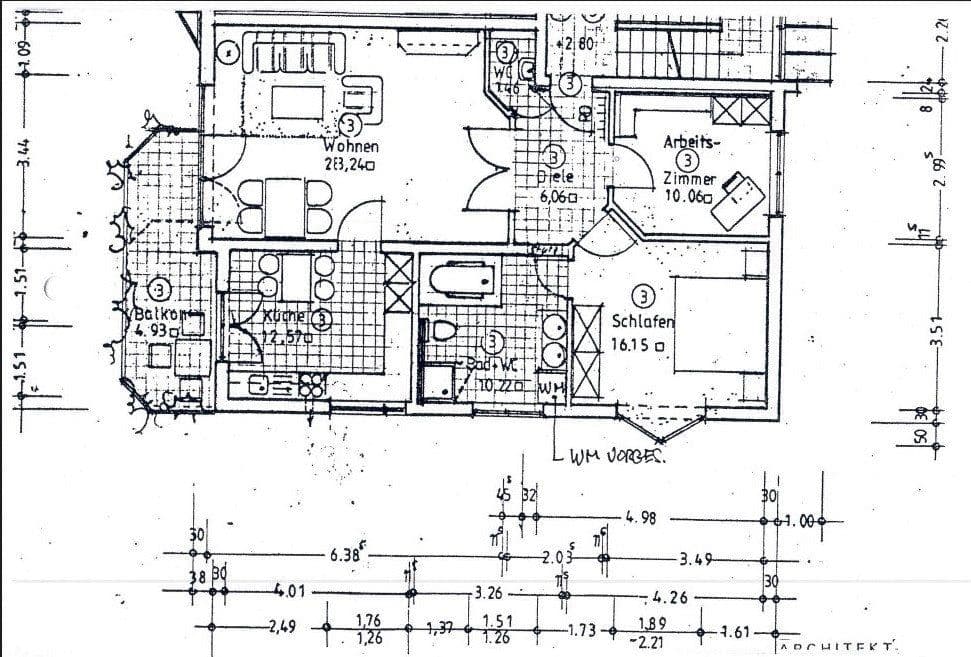 Prenájom bytu 3-izbový 90 m², Kelkheim (Taunus), Hesensko Prenájom bytu 3-izbový 90 m², Kelkheim (Taunus), Hesensko